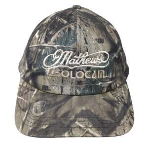Mathews Solocam Strapback Hat Multicolor One Size Embroidered Camo